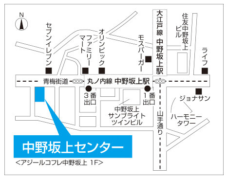 中野坂上センター地図