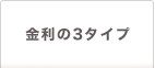 金利の3タイプ