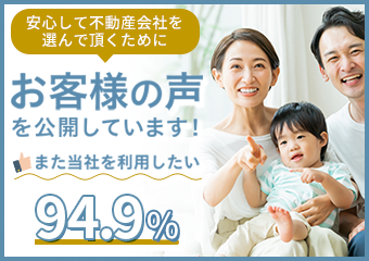 お客様満足度:94.9%