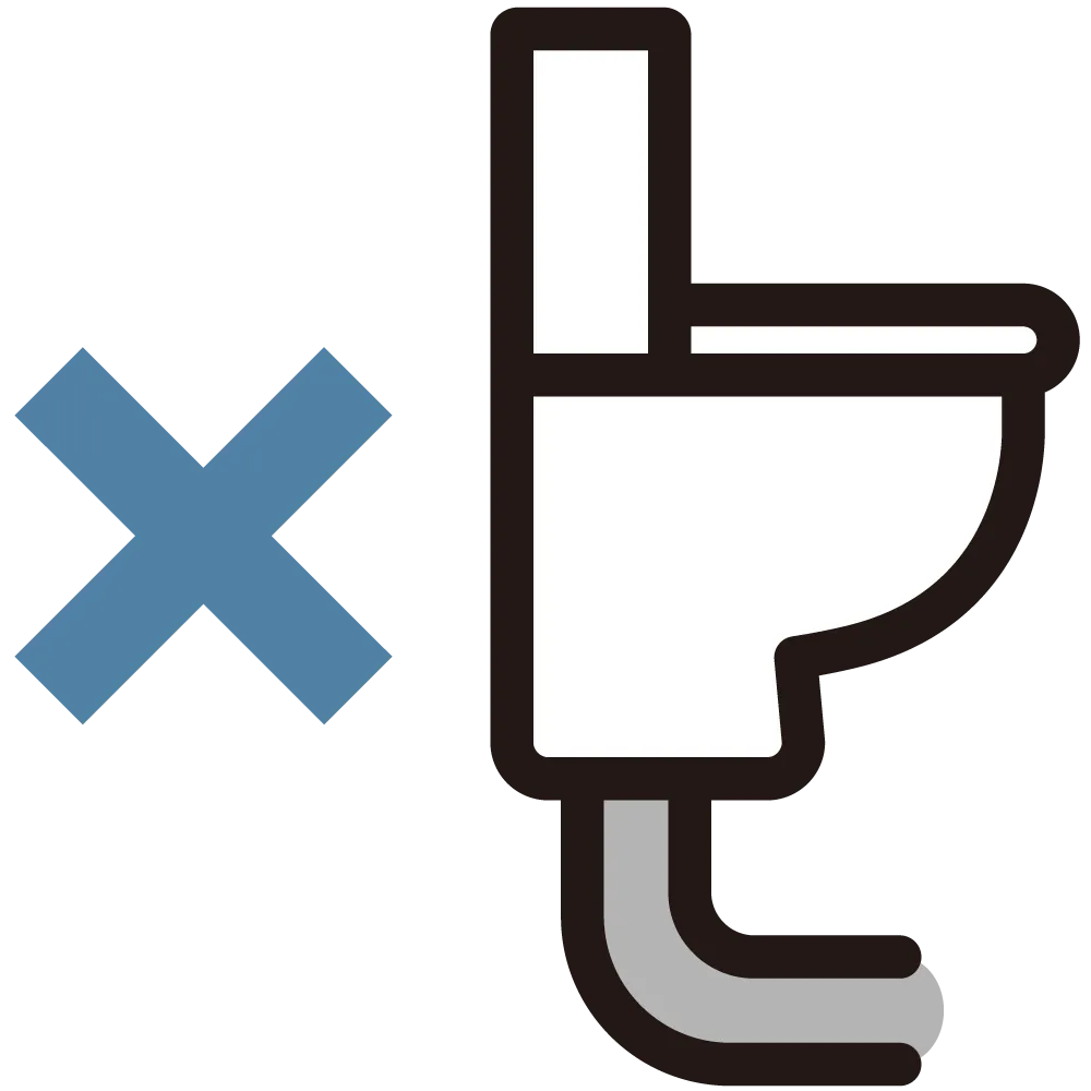 トイレが流せない