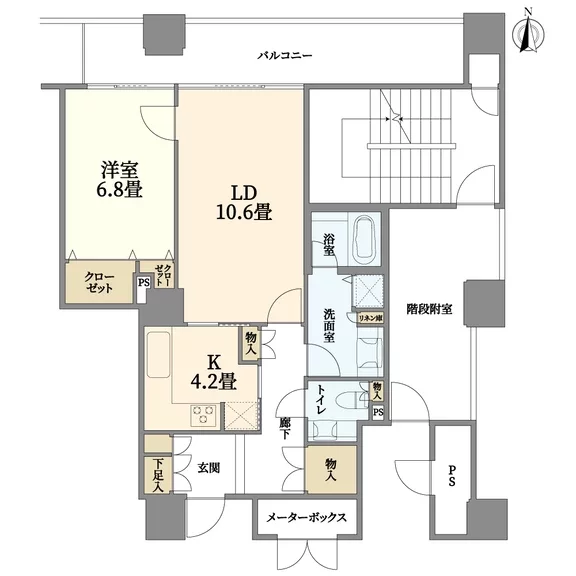 OAPレジデンスタワー西館 間取り図例