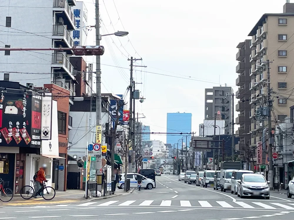 大阪市道　赤川天王寺線
