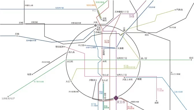 シティタワーグラン天王寺からの交通アクセス