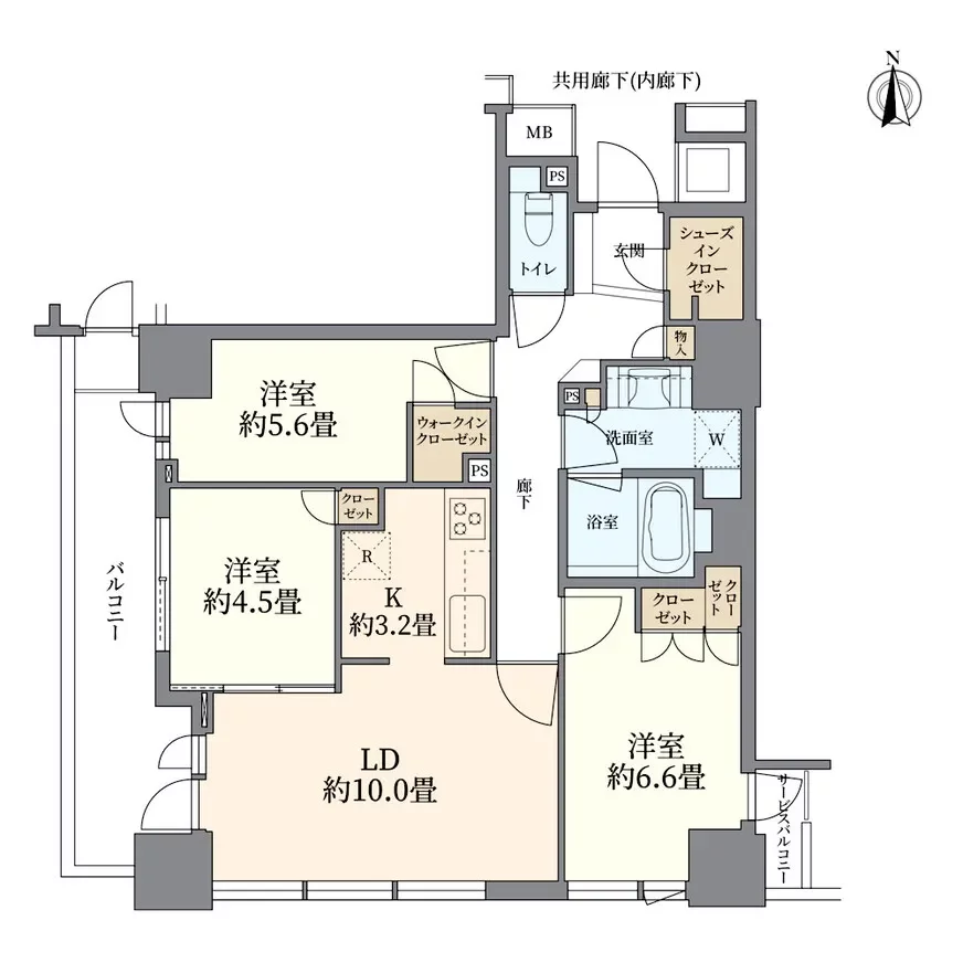 シティタワー梅田イースト 間取り図例