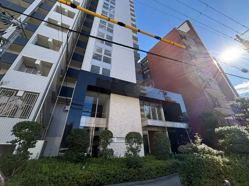 グランスィート天王寺舟橋タワー アプローチ