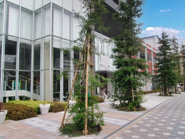 なんばグランドマスターズタワー アプローチ