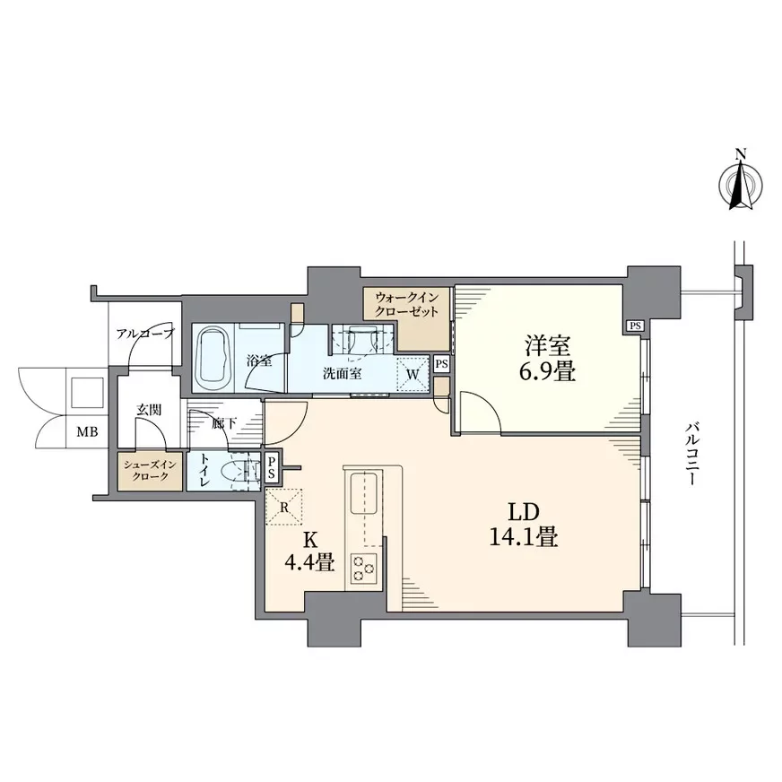 大阪福島タワー 間取り図例