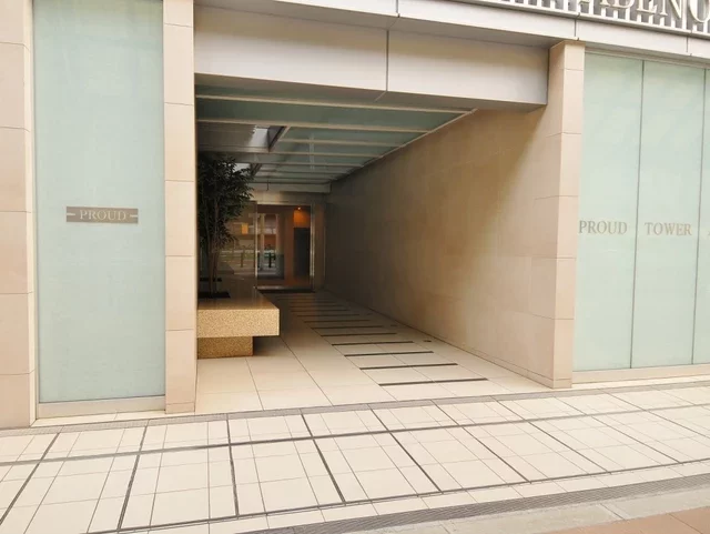 プラウドタワー阿倍野 アプローチ