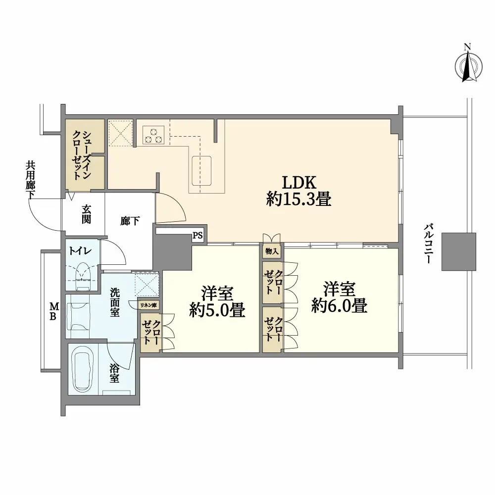 プレサンス レジェンド 堺筋本町タワー間取り図例