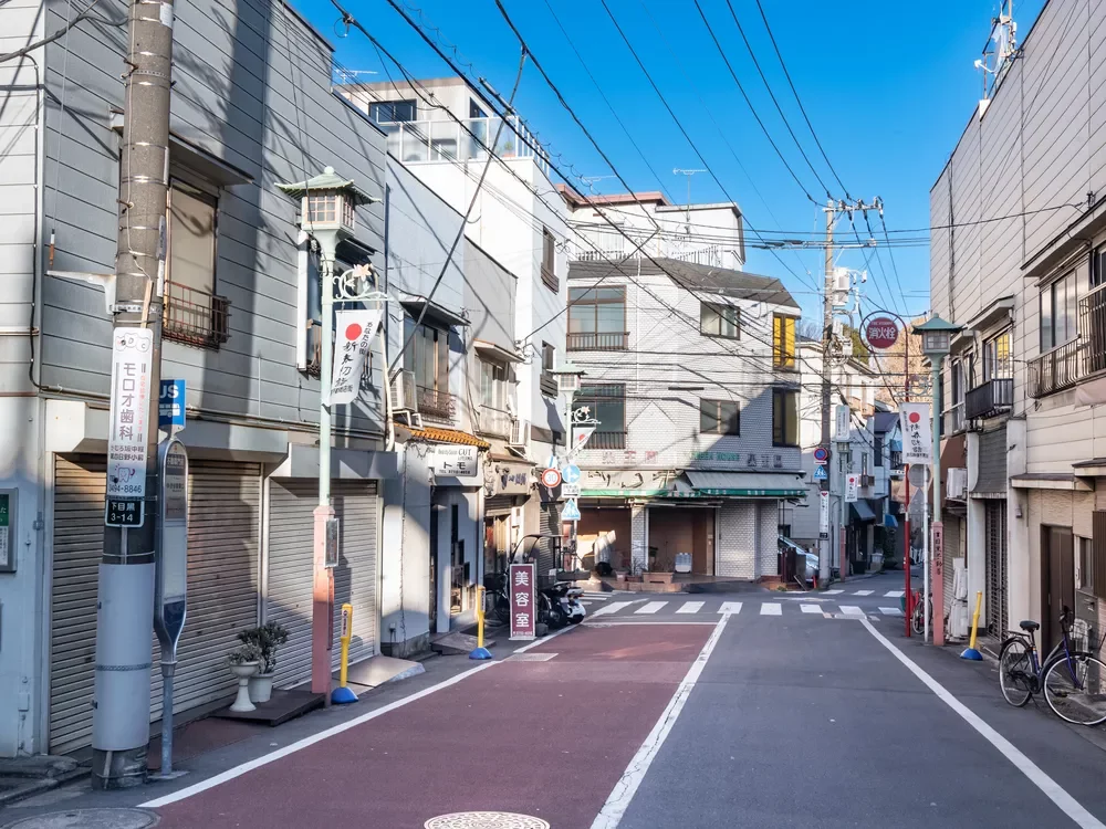 不動前駅通り商店街