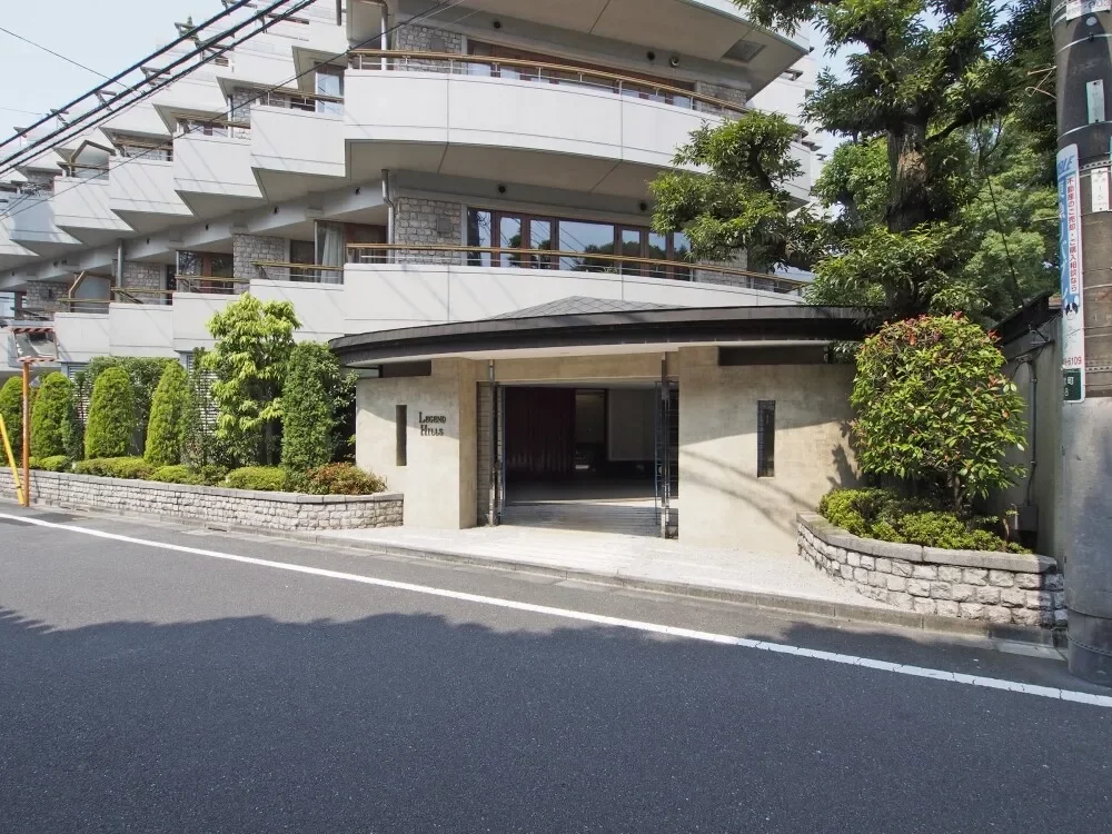 レジェンドヒルズ市ヶ谷若宮町 アプローチ