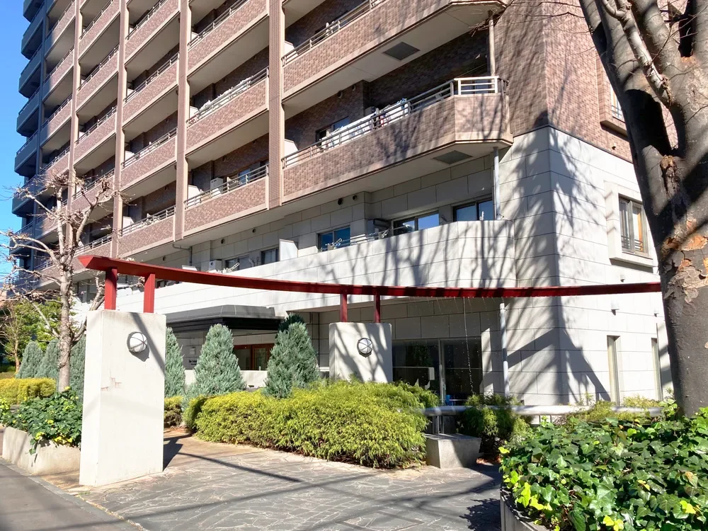 オーベル月島リバージュグラン アプローチ