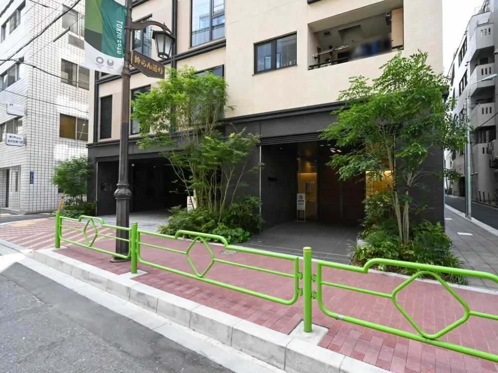 インプレスト東京八丁堀ル・サンク アプローチ