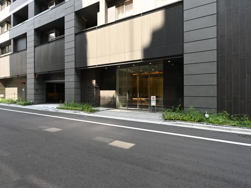 クレヴィア日本橋浜町公園 アプローチ