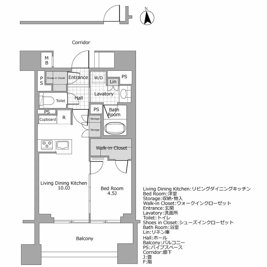 ネベル恵比寿 間取り図例