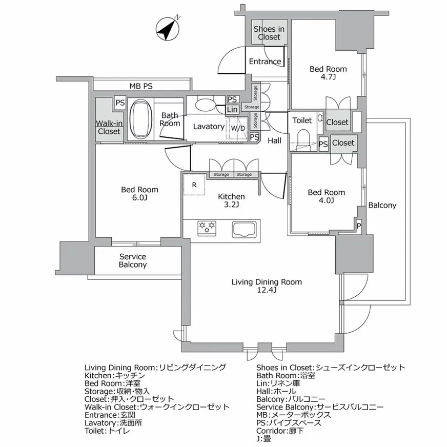 アトラス表参道 間取り図例