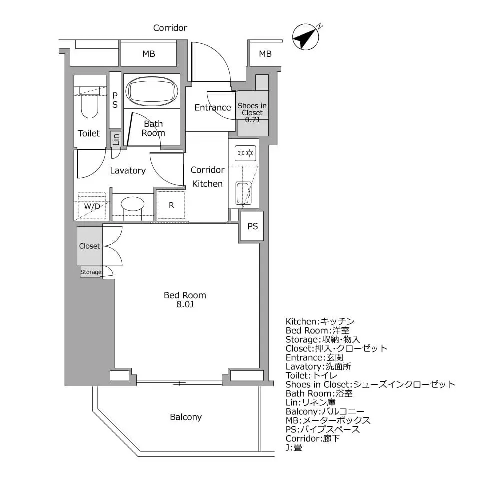 ザ・パークハウス麹町レジデンス 間取り図例