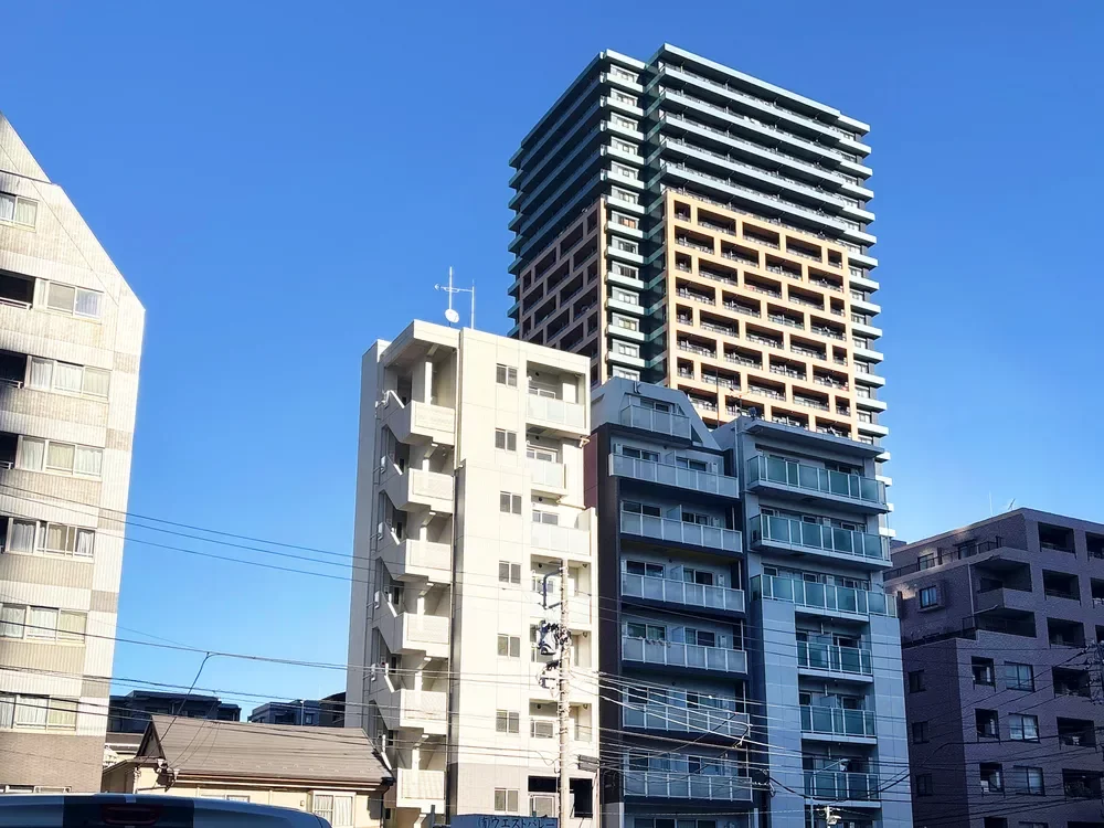 ファミール月島グランスイートタワー 遠景