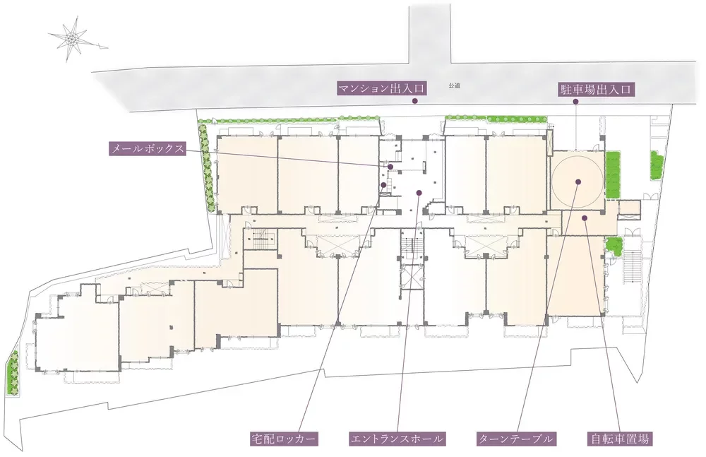 グローリオ白金台 間取り図例