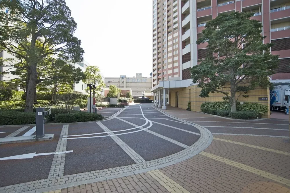 芝浦アイランドケープタワー アプローチ