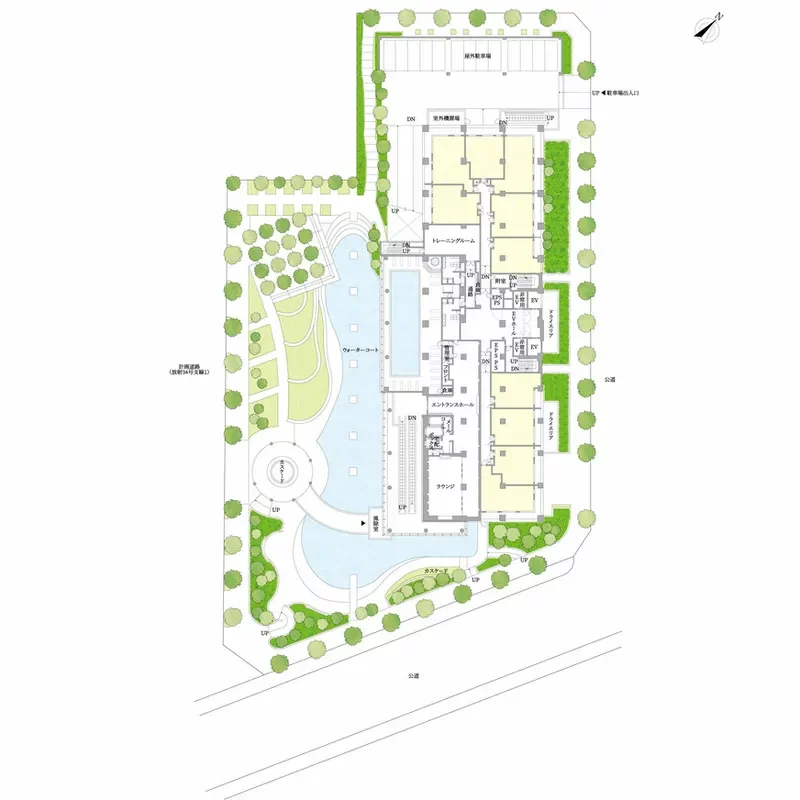 ガレリアグランデ 敷地配置図