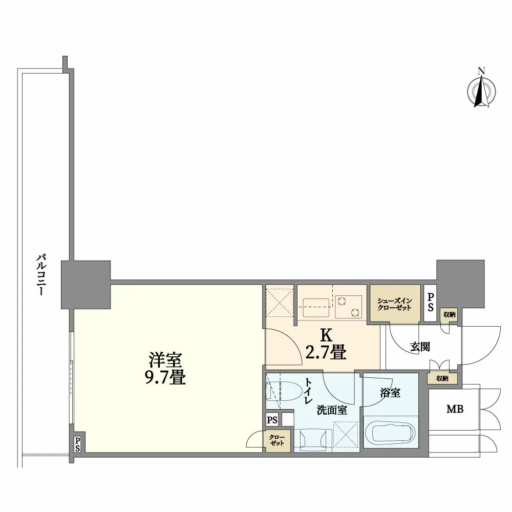 品川タワーフェイス 間取り図例
