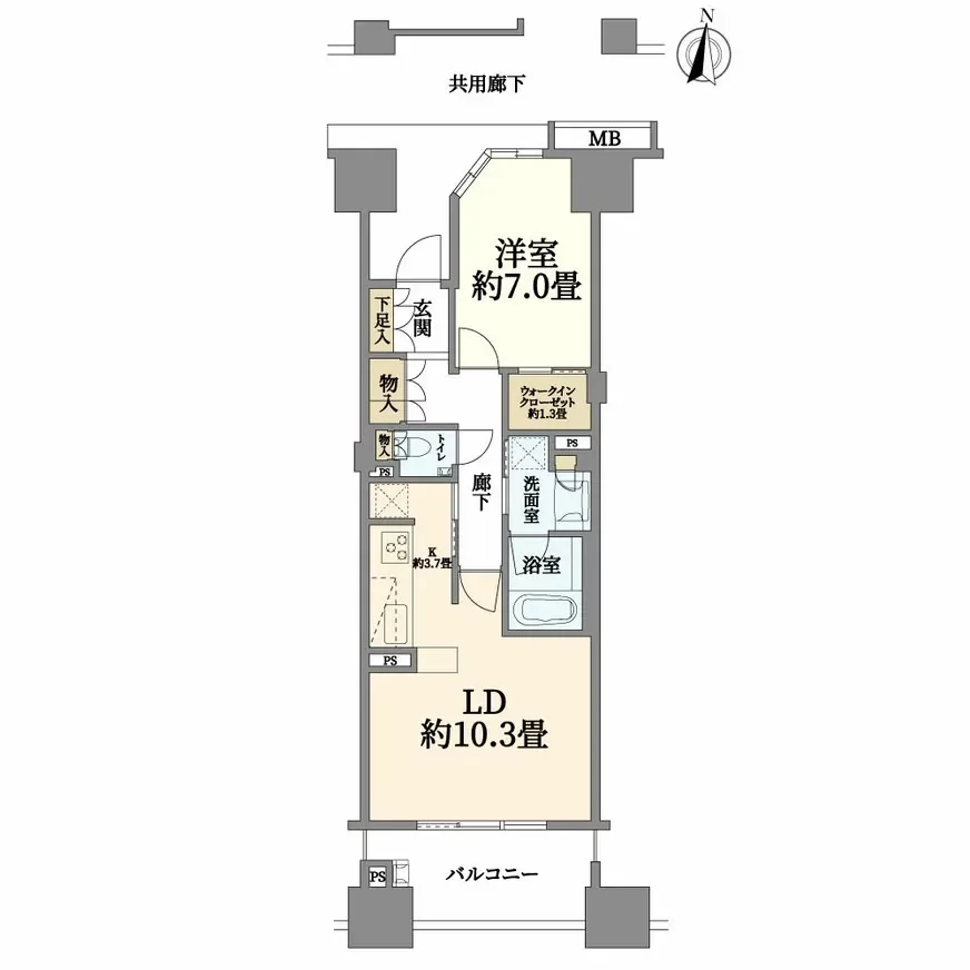 ウエストレジデンス大崎 間取り図例