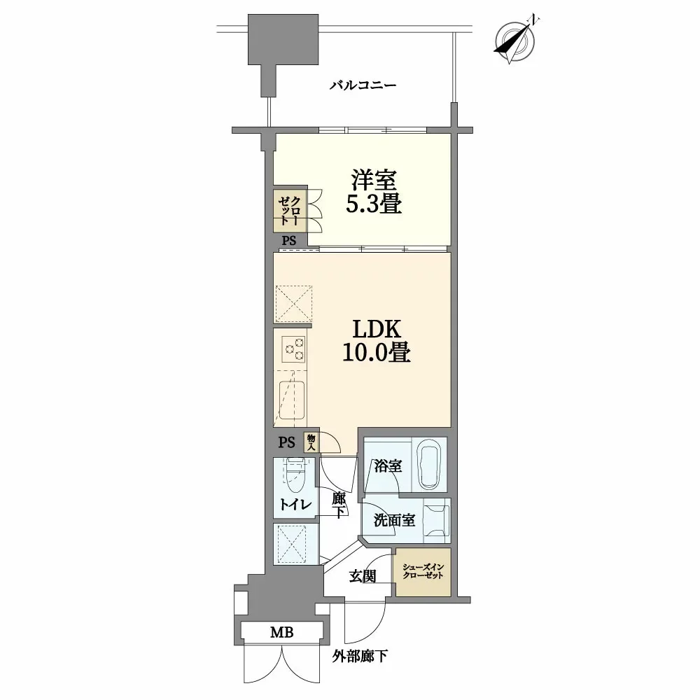 晴海テラス 間取り図例