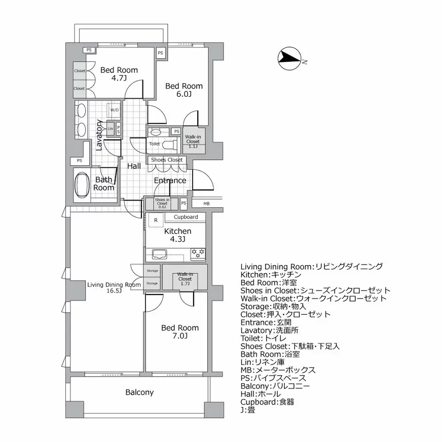 センチュリーフォレスト 間取り図例