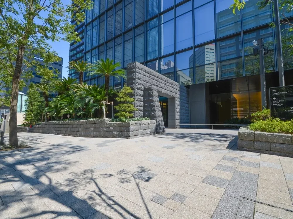 ワテラスタワーレジデンス アプローチ