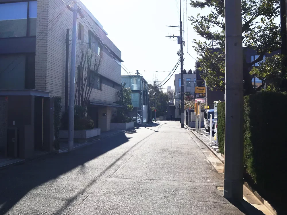 サンウッド代官山猿楽町 マンション前