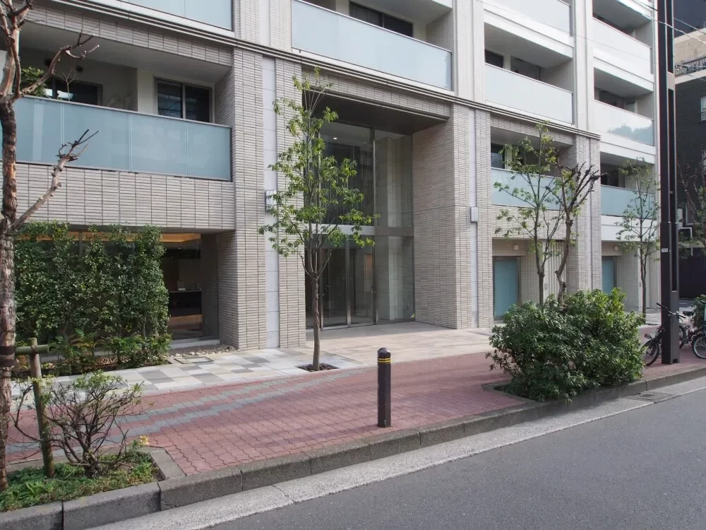 パークホームズ築地グリーンサイド アプローチ