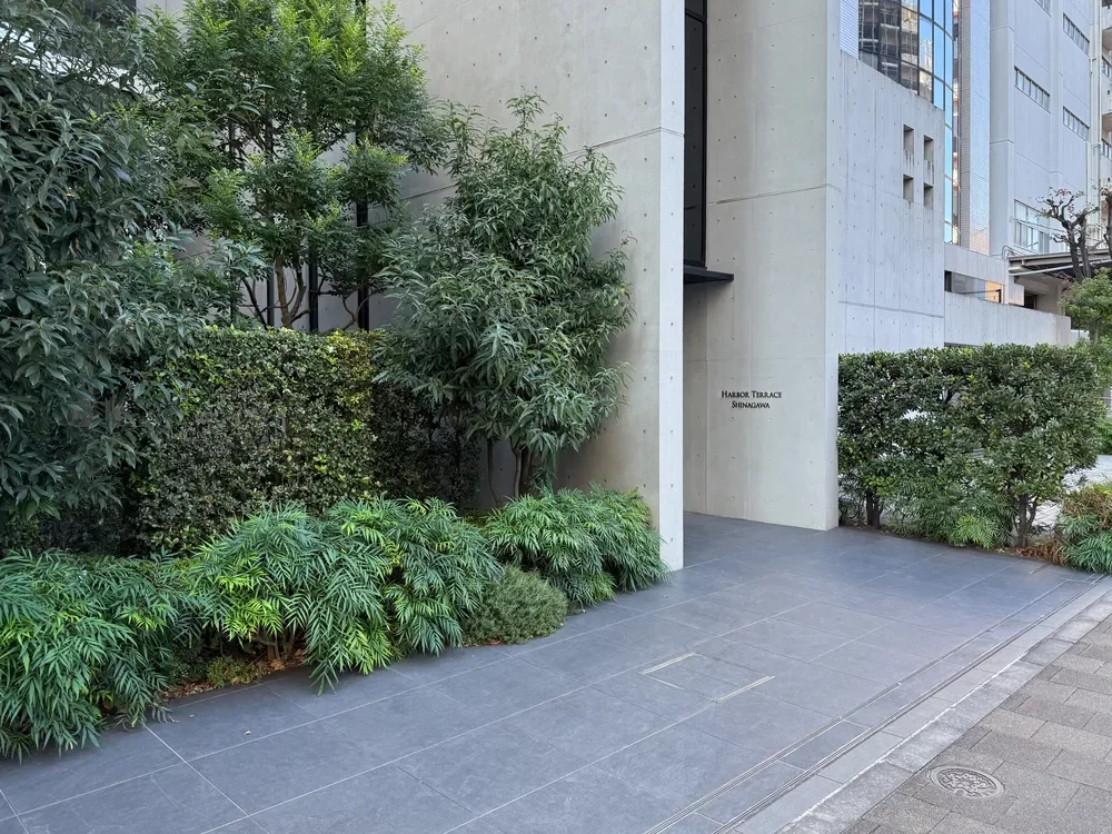 ハーバーテラス品川 植栽