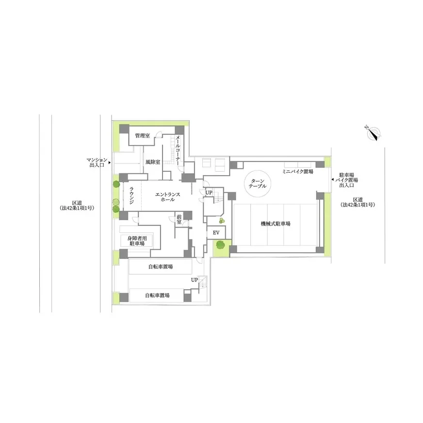 プライムスタイル東日本橋 敷地配置図