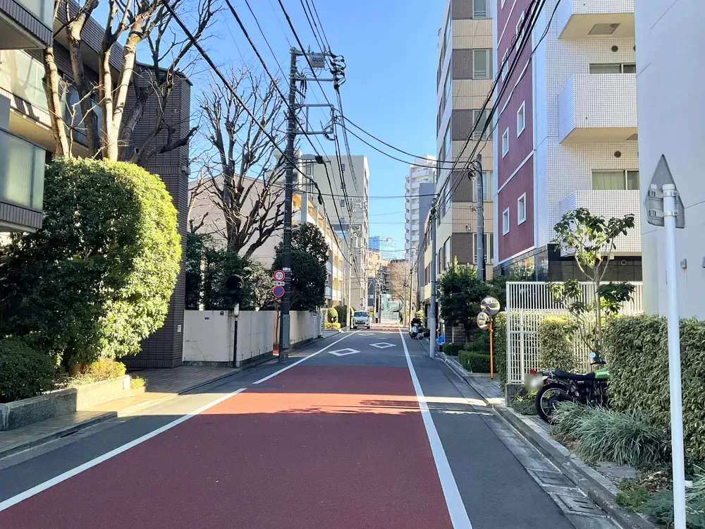 富ヶ谷二丁目の街並み