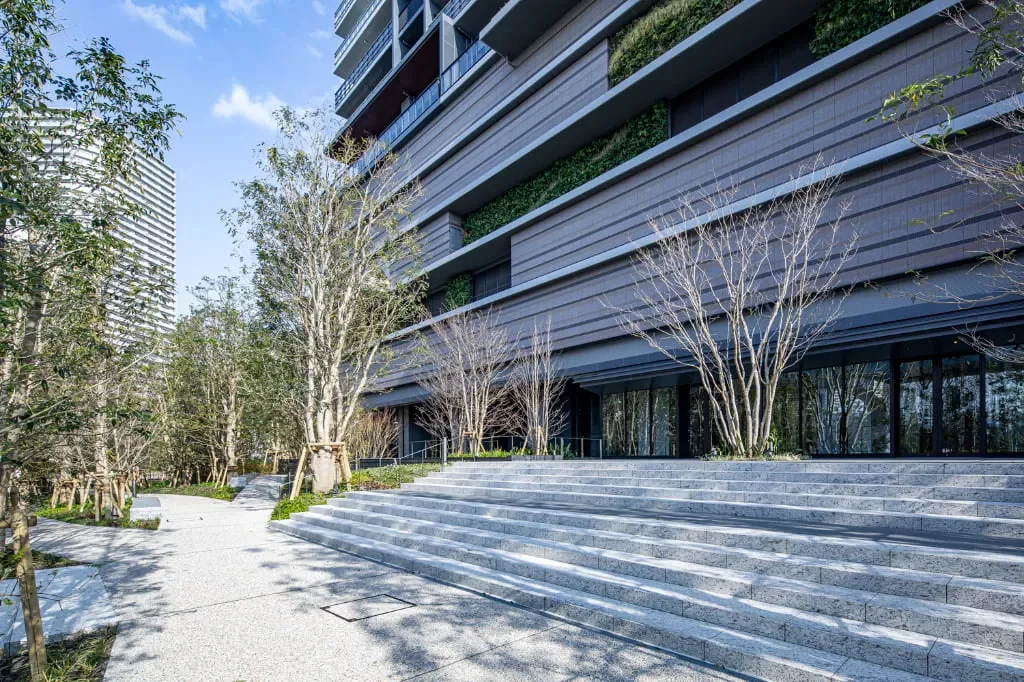 ブランズタワー豊洲 メインエントランス