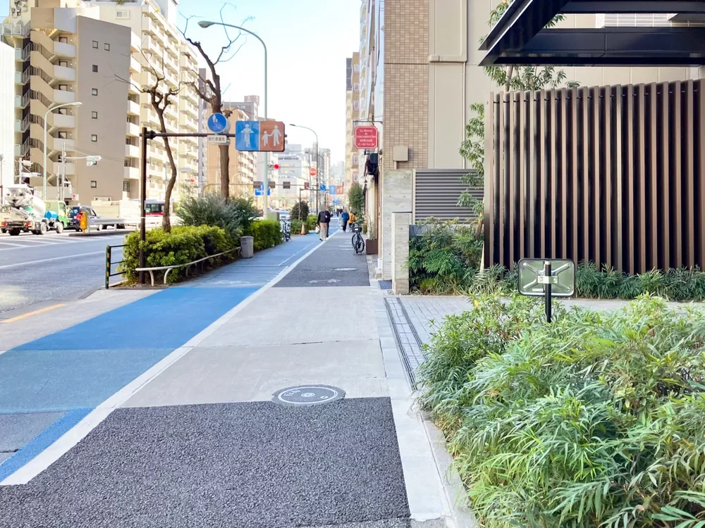 プラウド中目黒前の通り