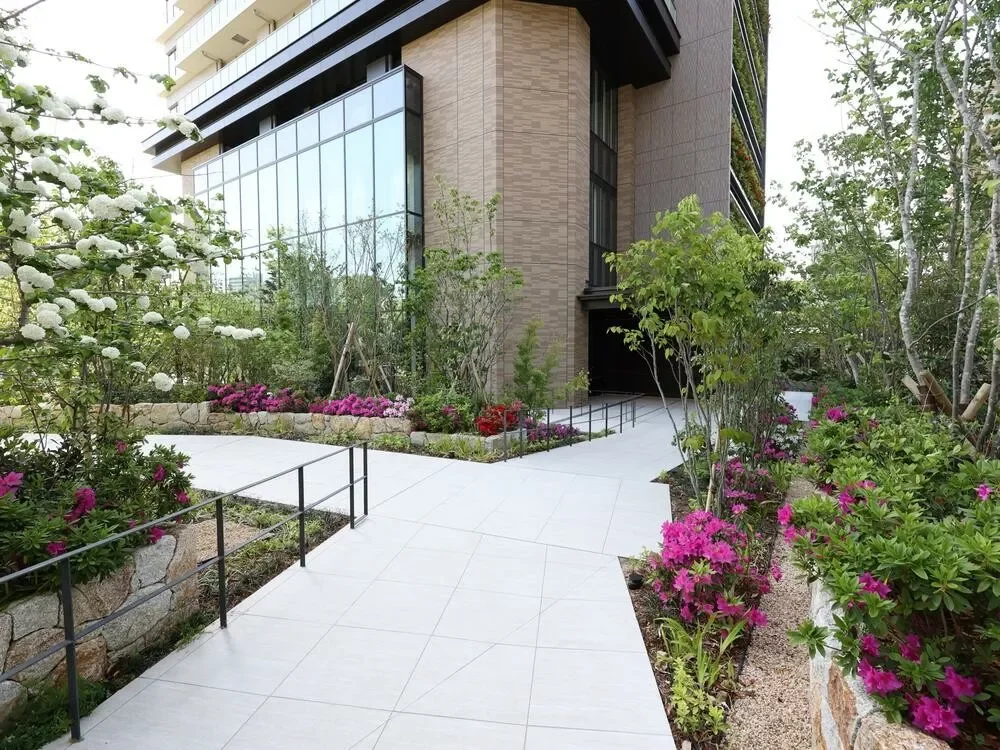 グランドメゾン上町一丁目タワー 植栽