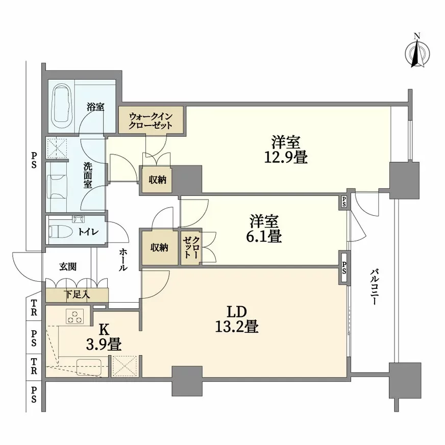 ラグナタワー 間取り図例