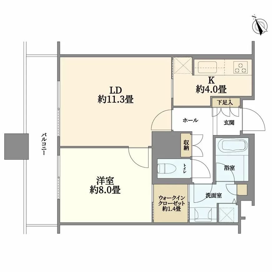 銀座タワー 間取り図例