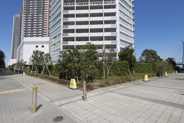 アップルタワー東京キャナルコート アプローチ