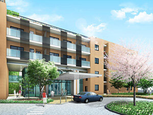 アンビエンテ経堂 エントランス、車寄せ