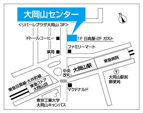 大岡山センター地図