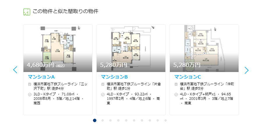 この物件と似た間取りの物件
