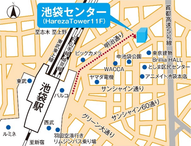 池袋センター地図