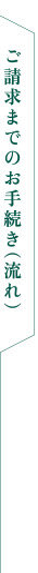 ご請求までのお手続き(流れ)