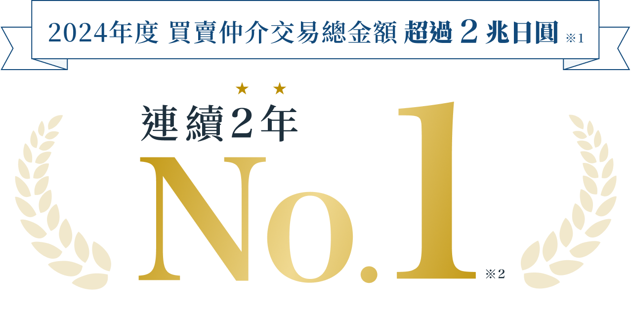 2023年度売買仲介取扱高※1 2兆円超