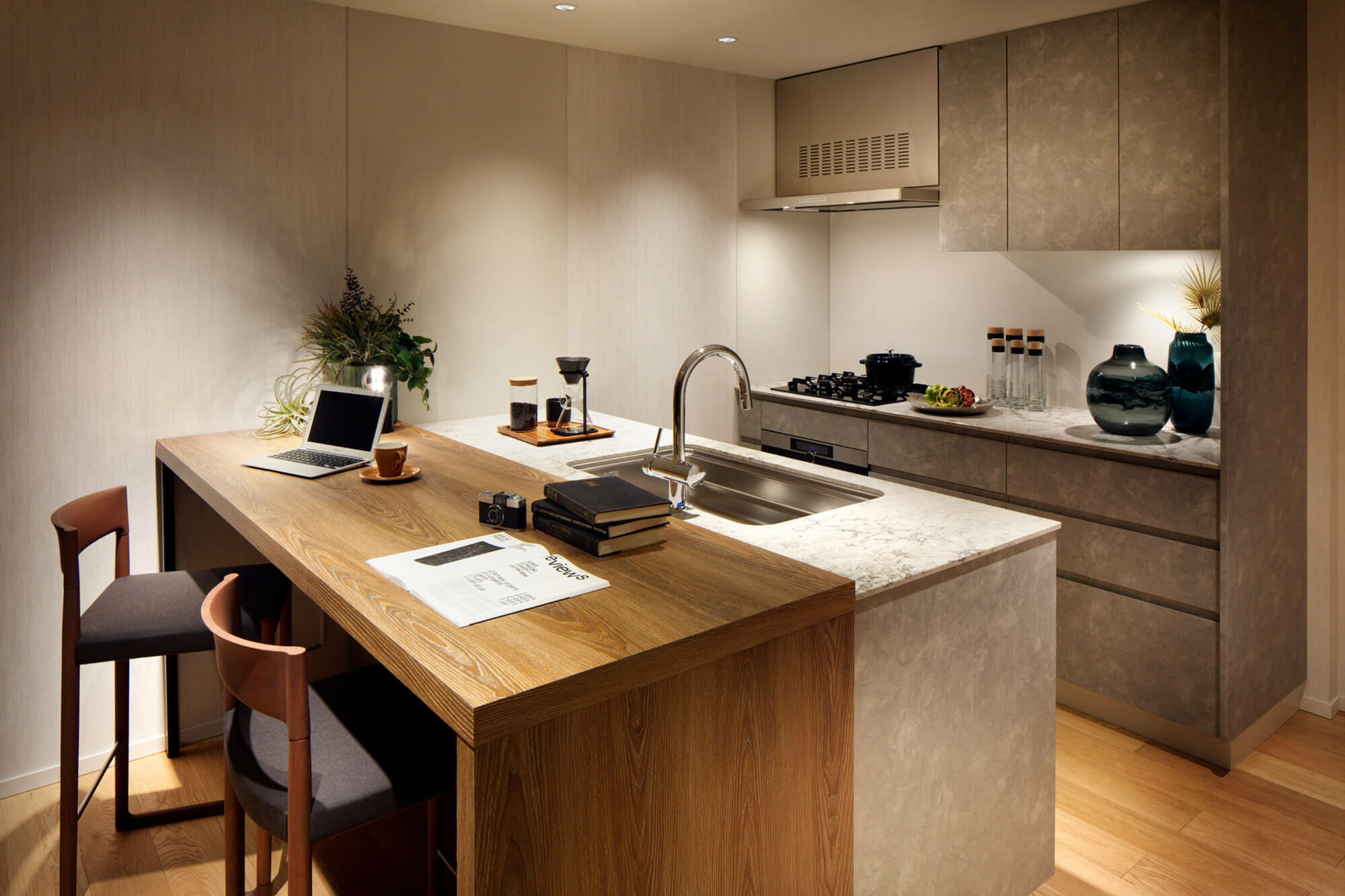 モデルルーム（キッチン）｜フォレストゲート代官山レジデンス