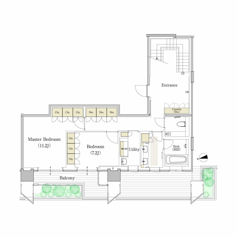 1LDK A type｜フォレストゲート代官山レジデンス