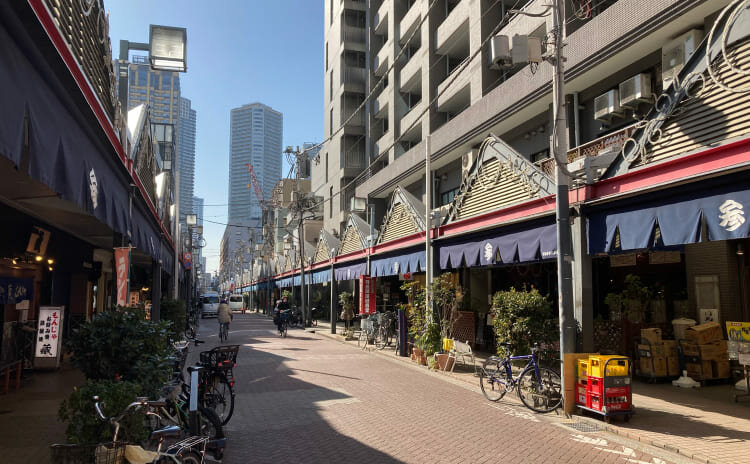 月島西仲通り商店街